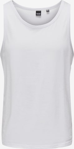 T-Shirt 'ADEN' Only & Sons en blanc : devant