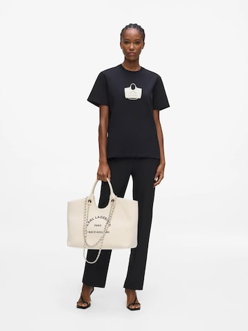 Tricou de la Karl Lagerfeld pe negru