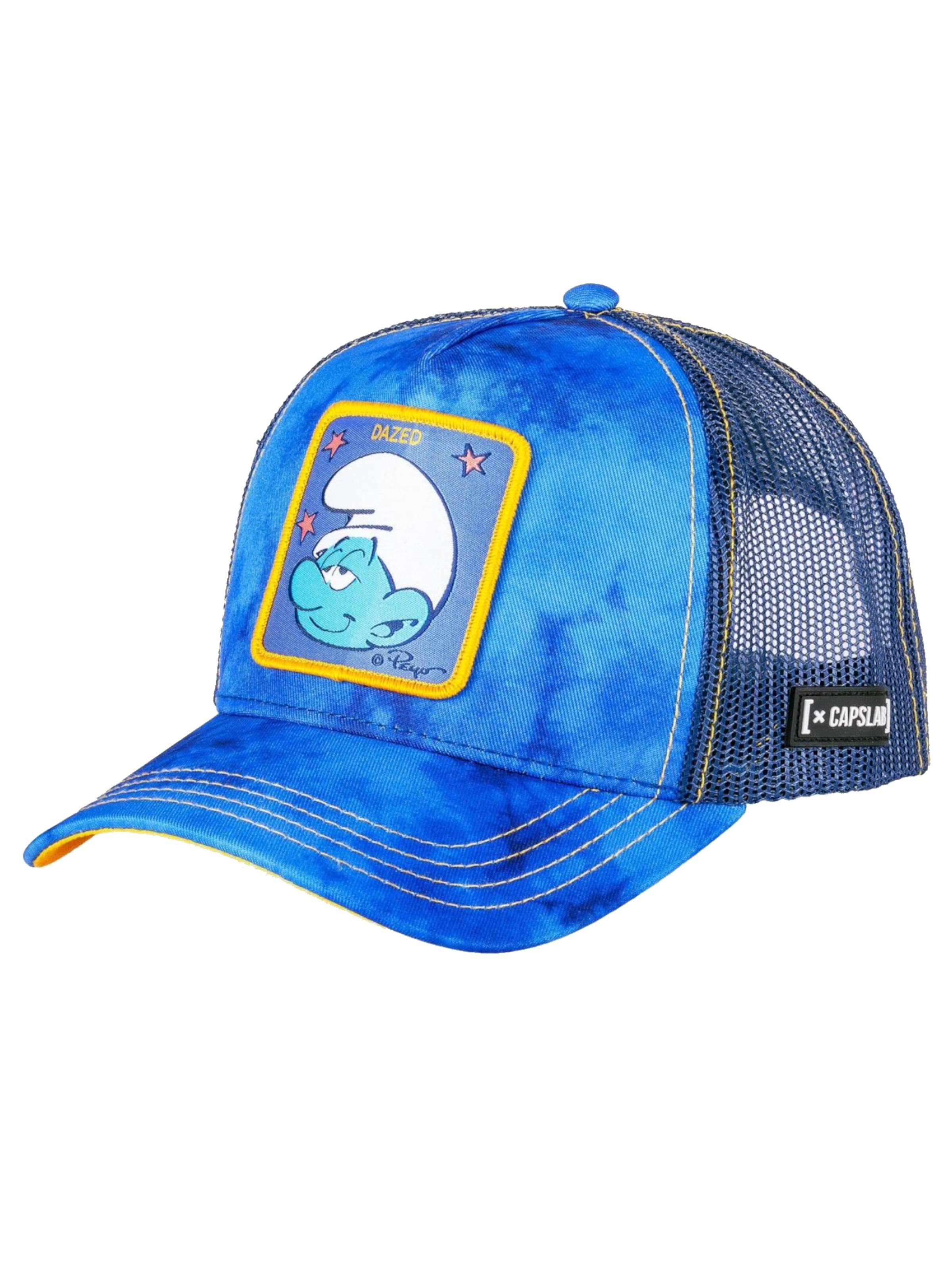 Capslab Cap 'The Smurfs' in Blue: front