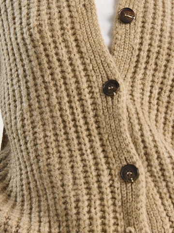 Bianco Lucci Strickjacke in Beige