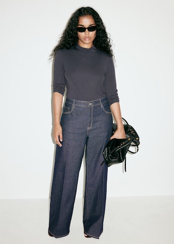 MANGO Wide leg Jeans 'ELISE' in Blue