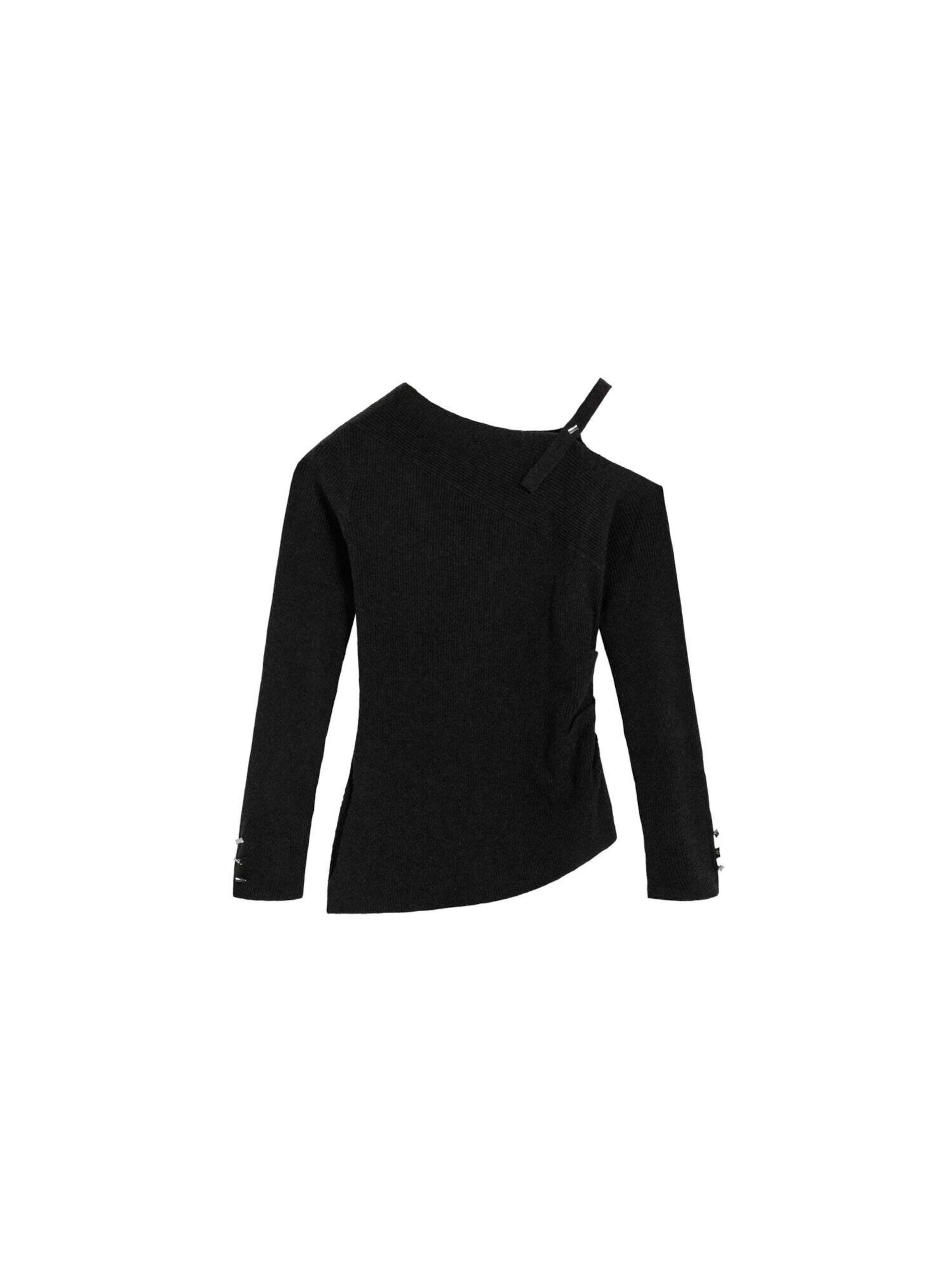 Pull-over 'Asyribset' Scalpers en gris : devant