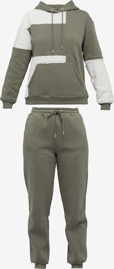 Tom Barron Jogginganzug in khaki / offwhite, Produktansicht