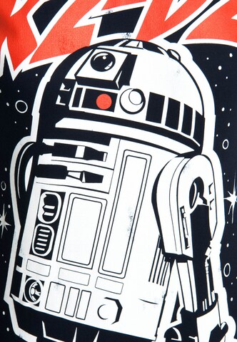 LOGOSHIRT Shirt 'R2-D2' in Blauw