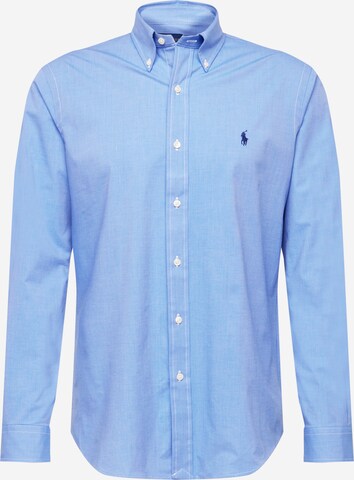 Polo Ralph Lauren Regular fit Overhemd in Blauw: voorkant