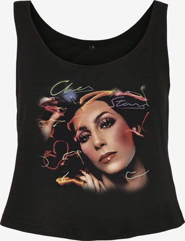 Merchcode Top 'Cher' in Black: front