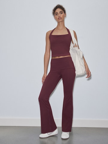 évasé Pantalon de sport Next en rouge