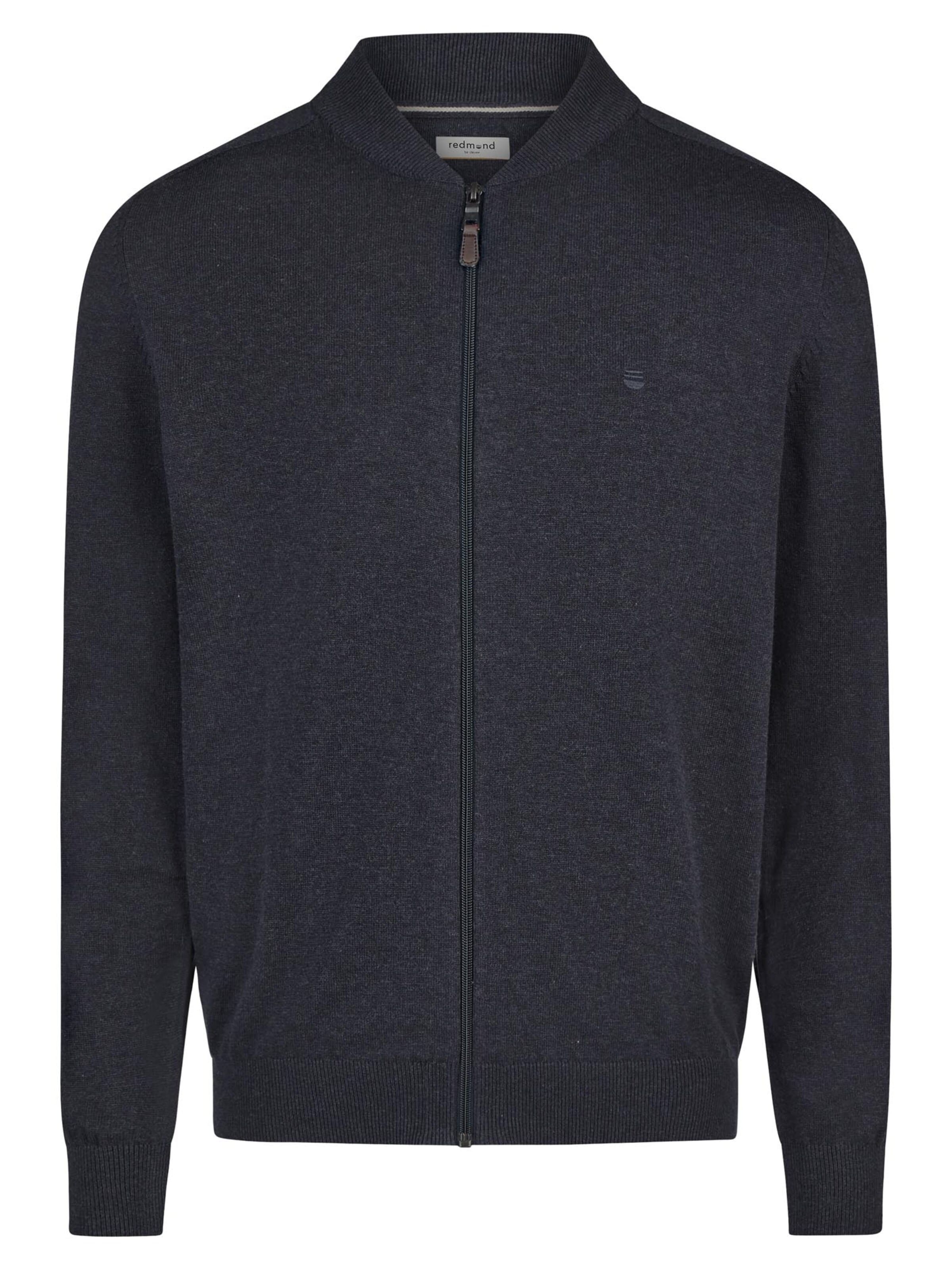 redmond Knit Cardigan 'Basic' in Blue: front