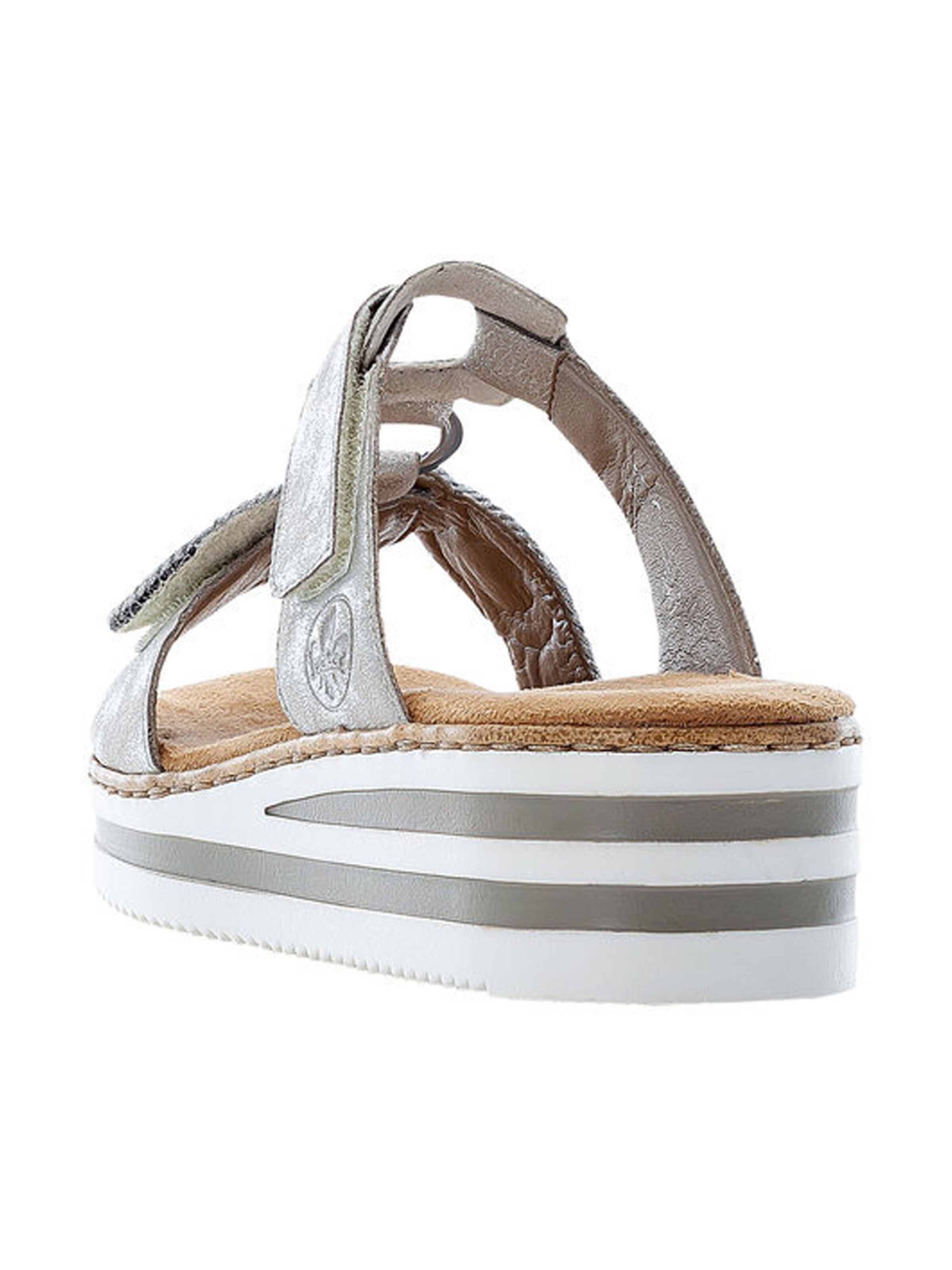 Rieker Muiltjes in Zilver