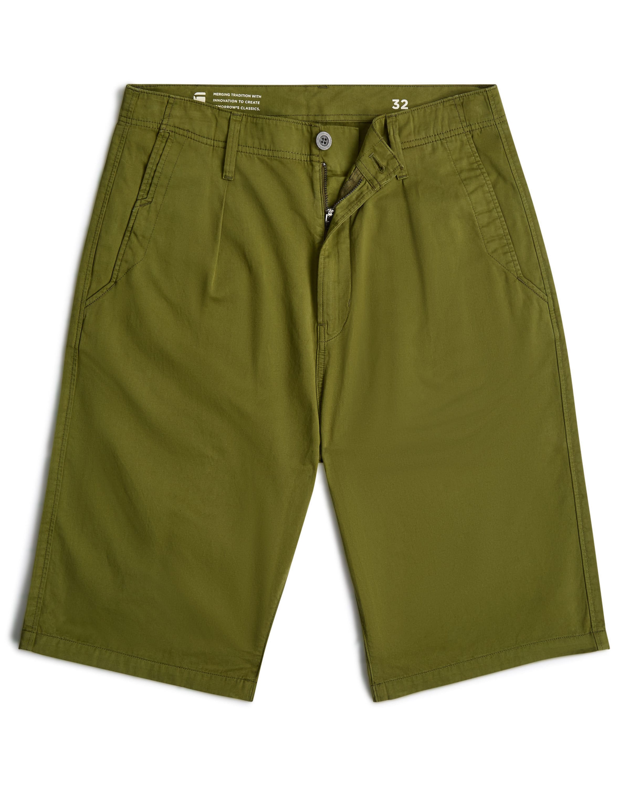 G-STAR Loosefit Shorts in Grün: Vorderseite