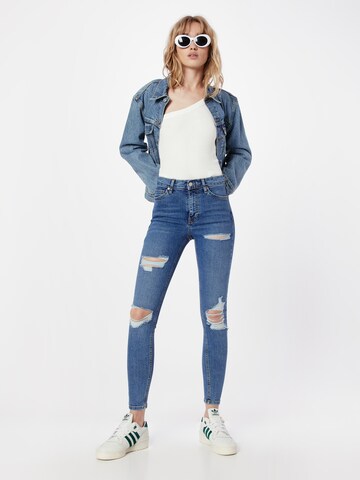 TOPSHOP Skinny Jeans 'Jamie' in Blau