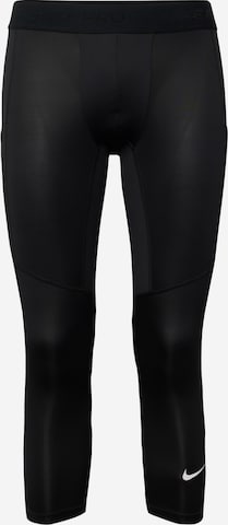 Skinny Pantaloni sportivi di NIKE in nero: frontale