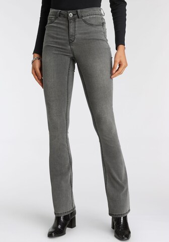 ARIZONA Flared Jeans in Grey: front