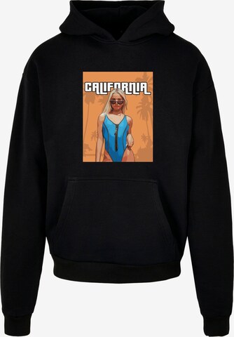 Sweat-shirt 'Grand California' Merchcode en noir : devant