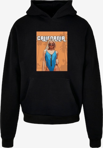 Merchcode Sweatshirt 'Grand California' in Zwart: voorkant