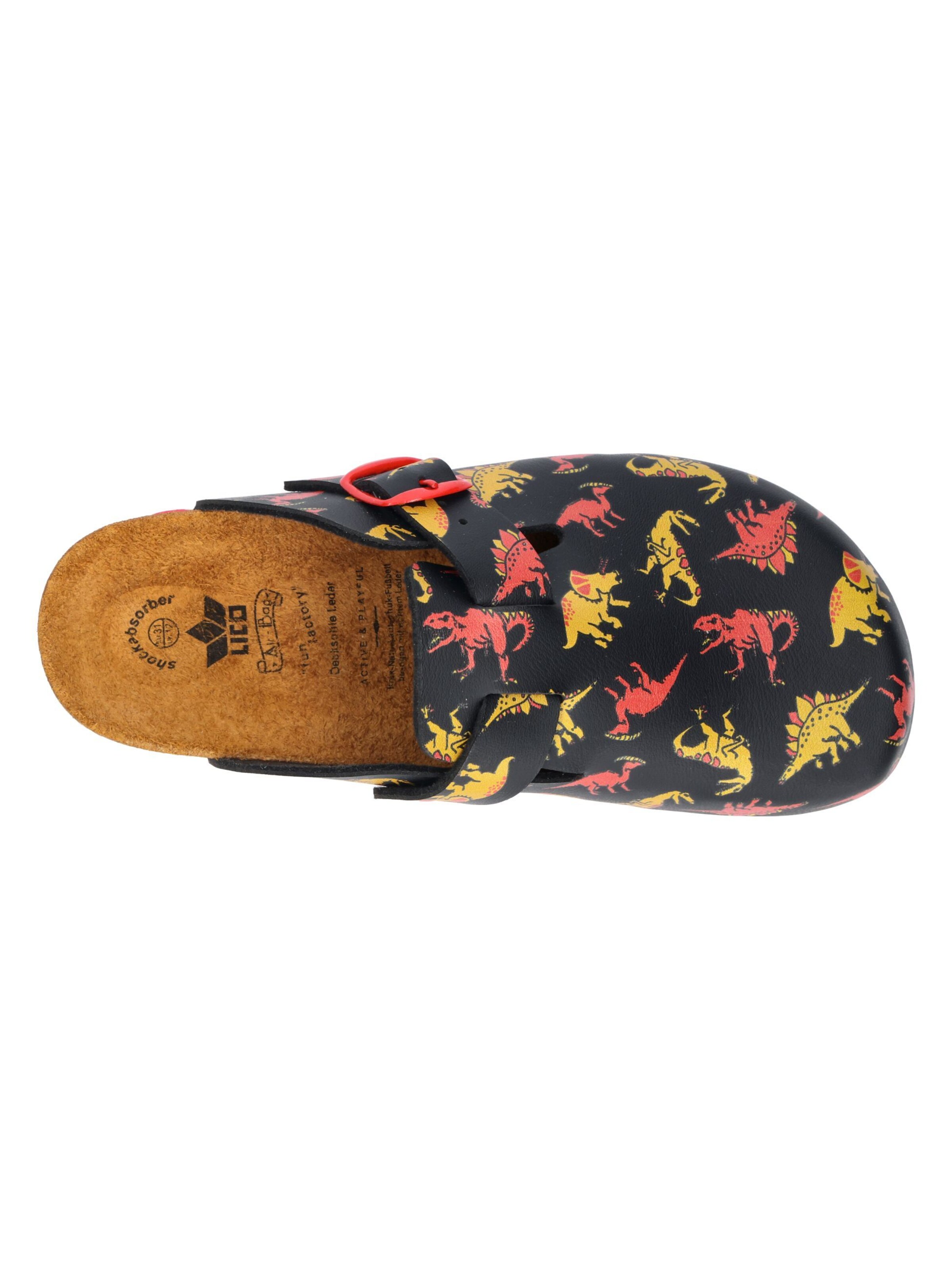 LICO Open shoes in Black