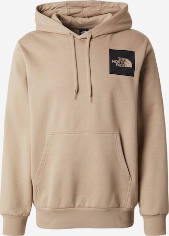 Felpa 'FINE' di THE NORTH FACE in grigio: frontale