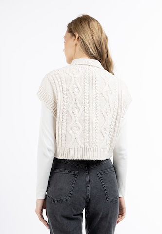 DreiMaster Vintage Knitted Vest in White