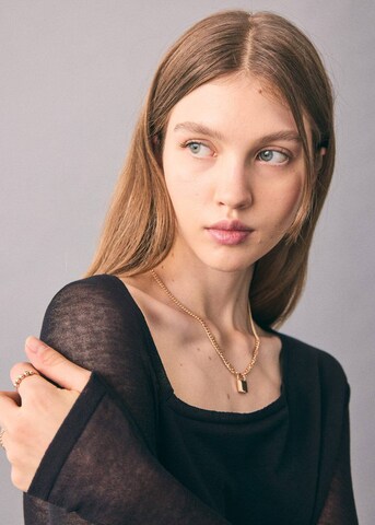 MANGO TEEN Shirt 'Linda' in Black