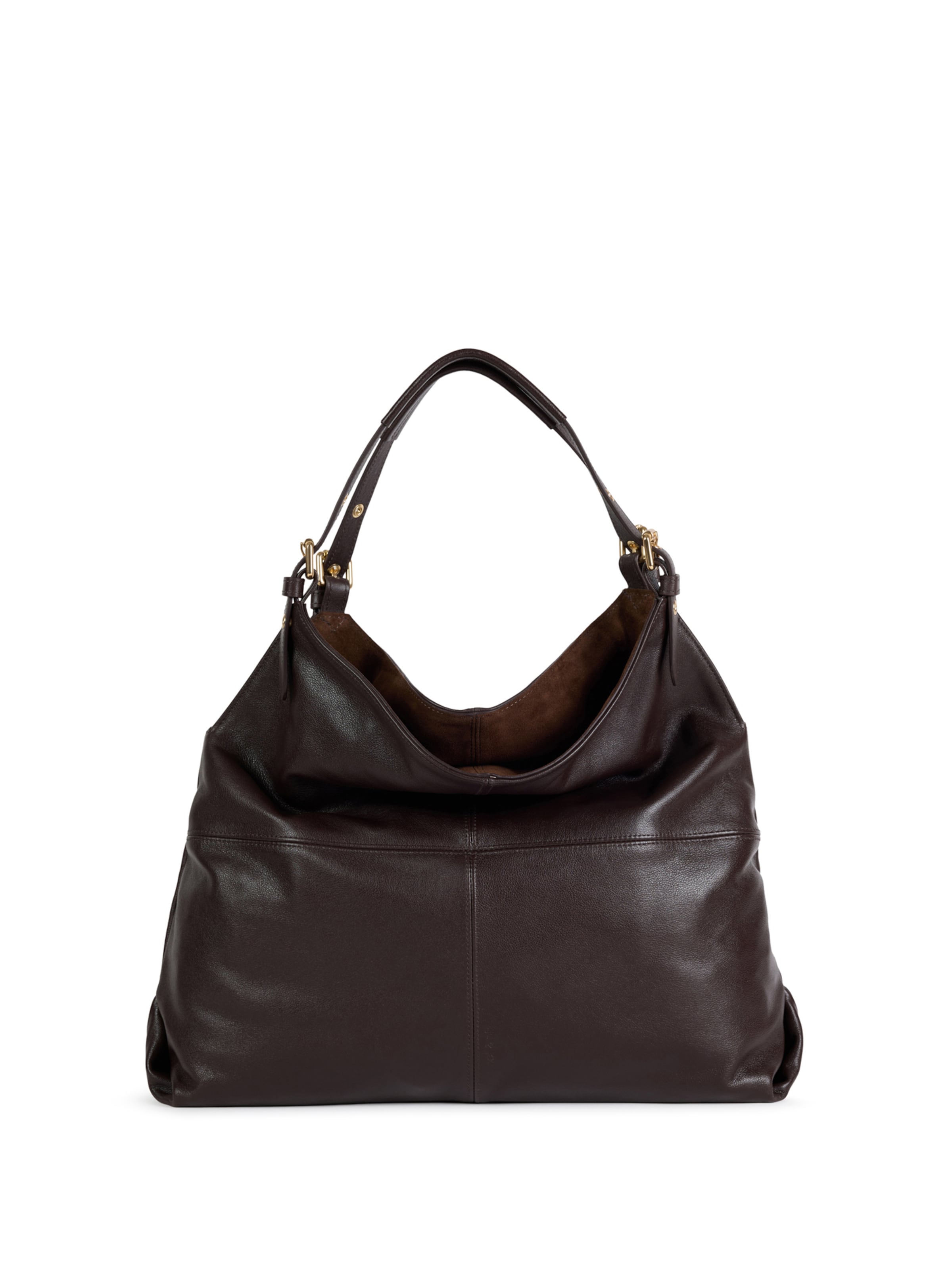 Nat&Nin Schoudertas 'Athena' in Bruin: voorkant