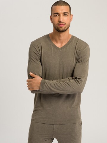 Hanro V-Shirt ' Casuals ' in Beige: predná strana