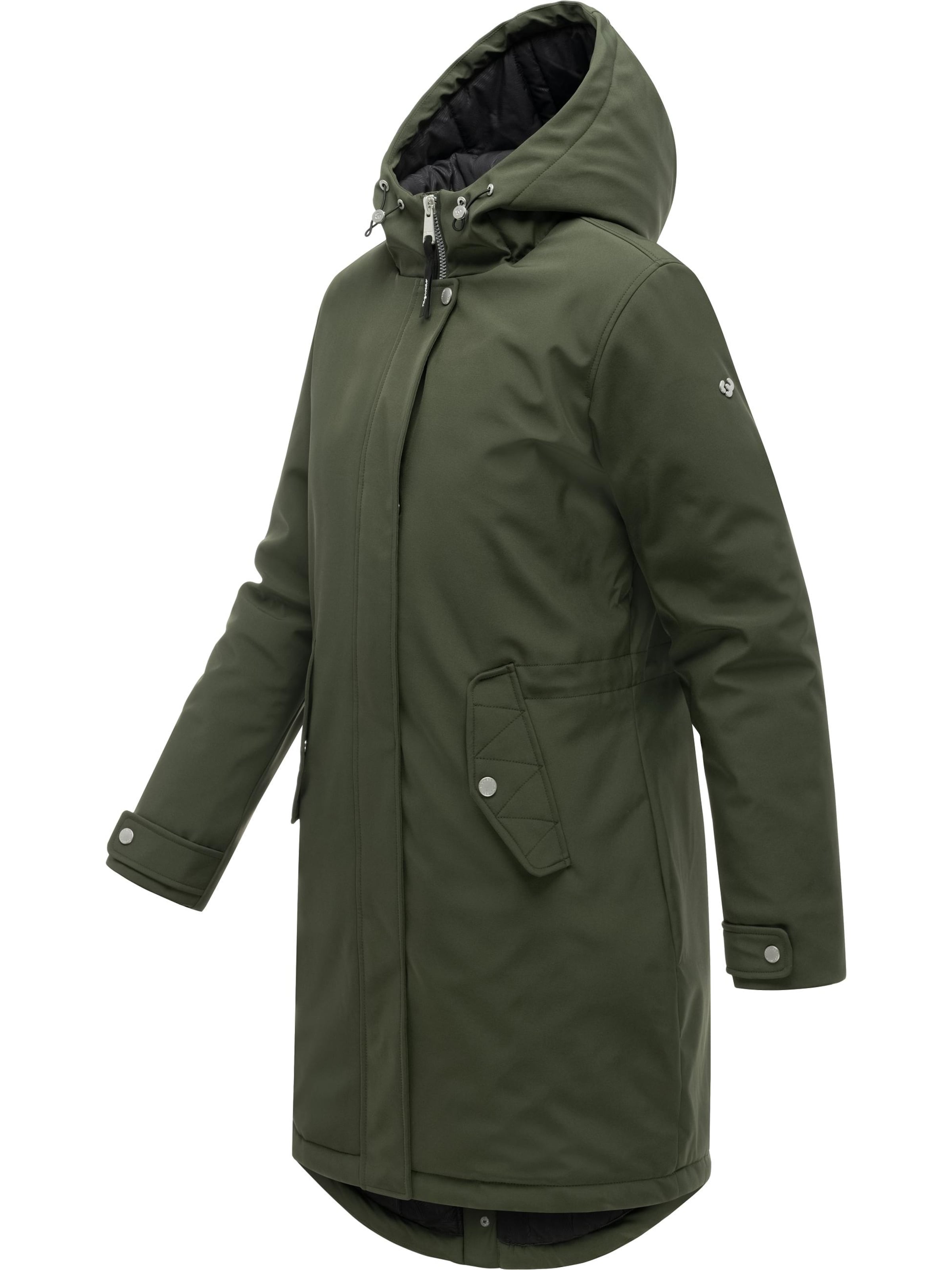 Ragwear Raincoat ' Itiga ' in Green