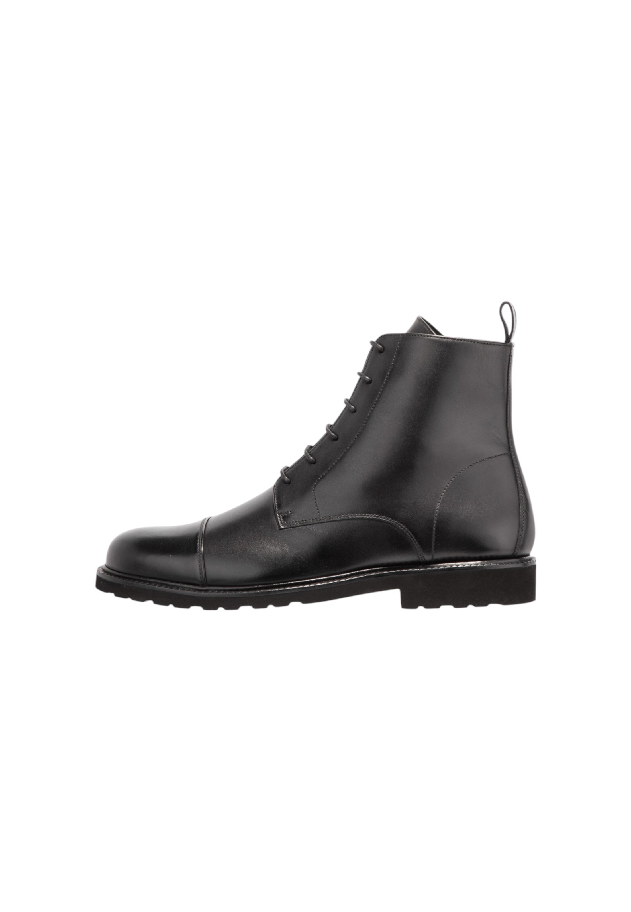 Boots stringati 'Jones Andrew' di STRELLSON in nero: frontale
