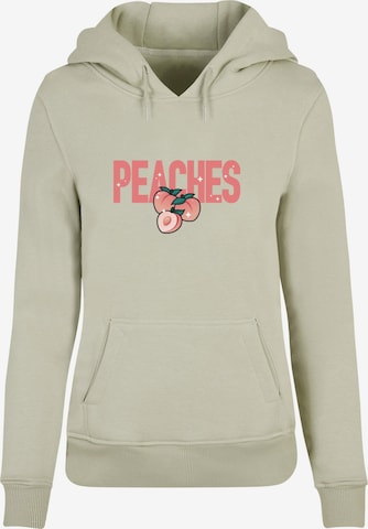 Mister Tee Sweatshirt 'Peaches' in Green: front