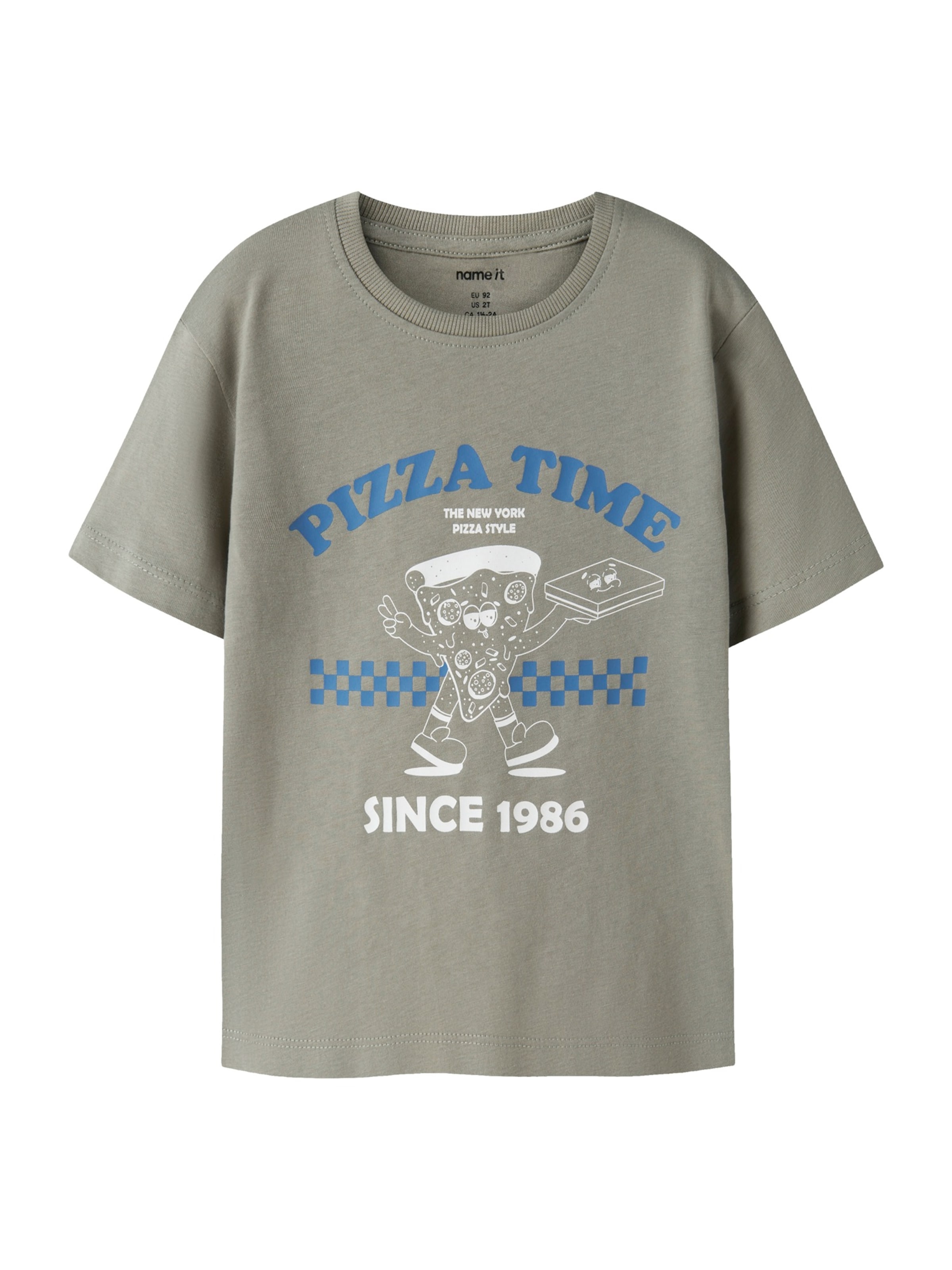 Tricou de la NAME IT pe gri: față