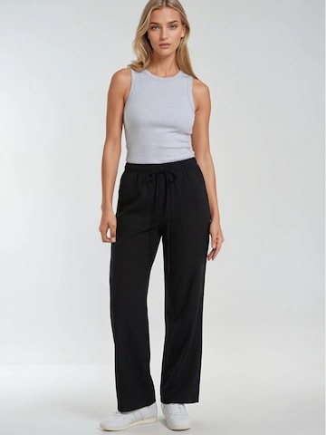 Wide leg Pantaloni di MixRay in nero