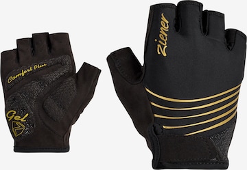 ZIENER Athletic Gloves 'Cinderela' in Yellow: front