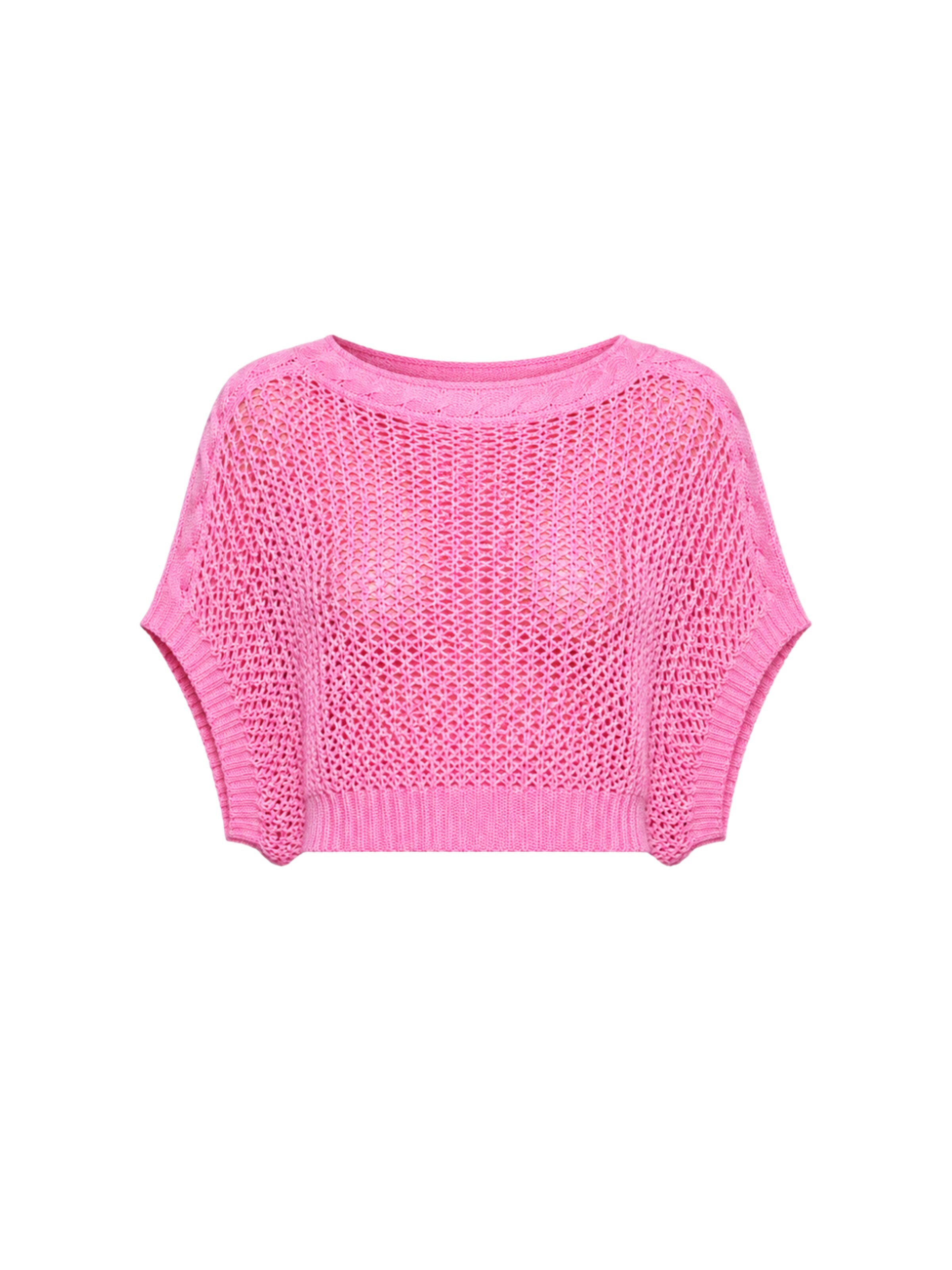 Süel knitwear Gebreide top 'Birthday' in Roze: voorkant
