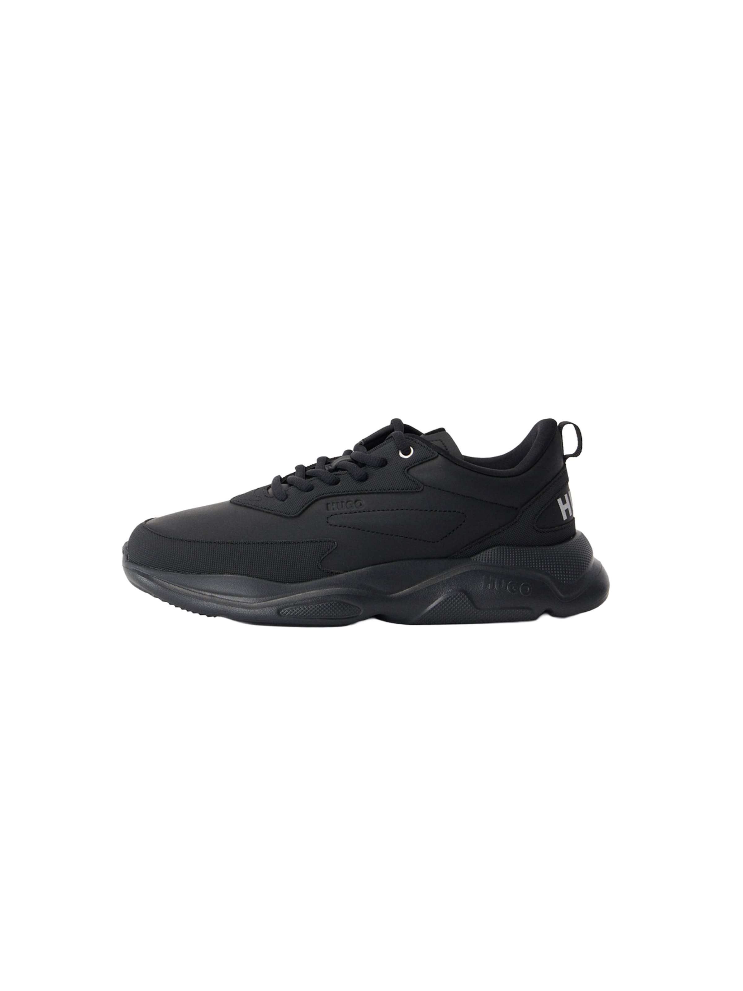 Sneaker low 'Leon' de la HUGO pe negru: față