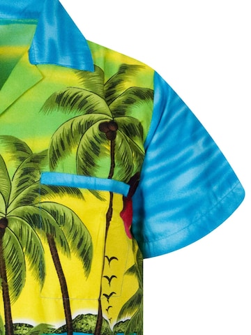 Maglietta 'Sunglasses' di King Kameha in blu