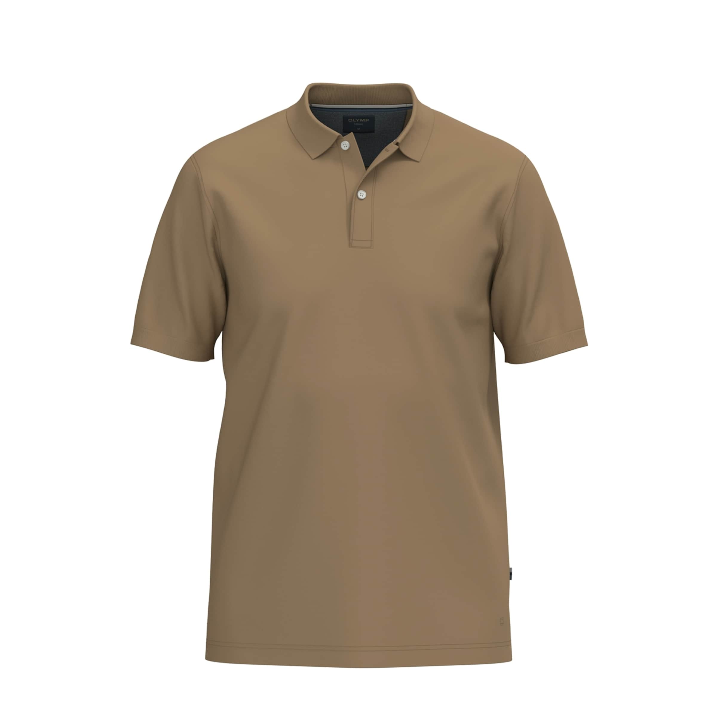 OLYMP Poloshirt in Braun: Vorderseite