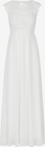 Robe de soirée Kraimod en blanc : devant
