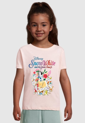 ABSOLUTE CULT Shirt 'Snow White - Seven Dwarfs' in Pink: front