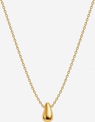 Kamakula Necklace 'Minimal Teardrop' in Gold: front