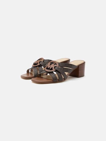 MICHAEL Michael Kors Papucs 'ERIKA' - barna