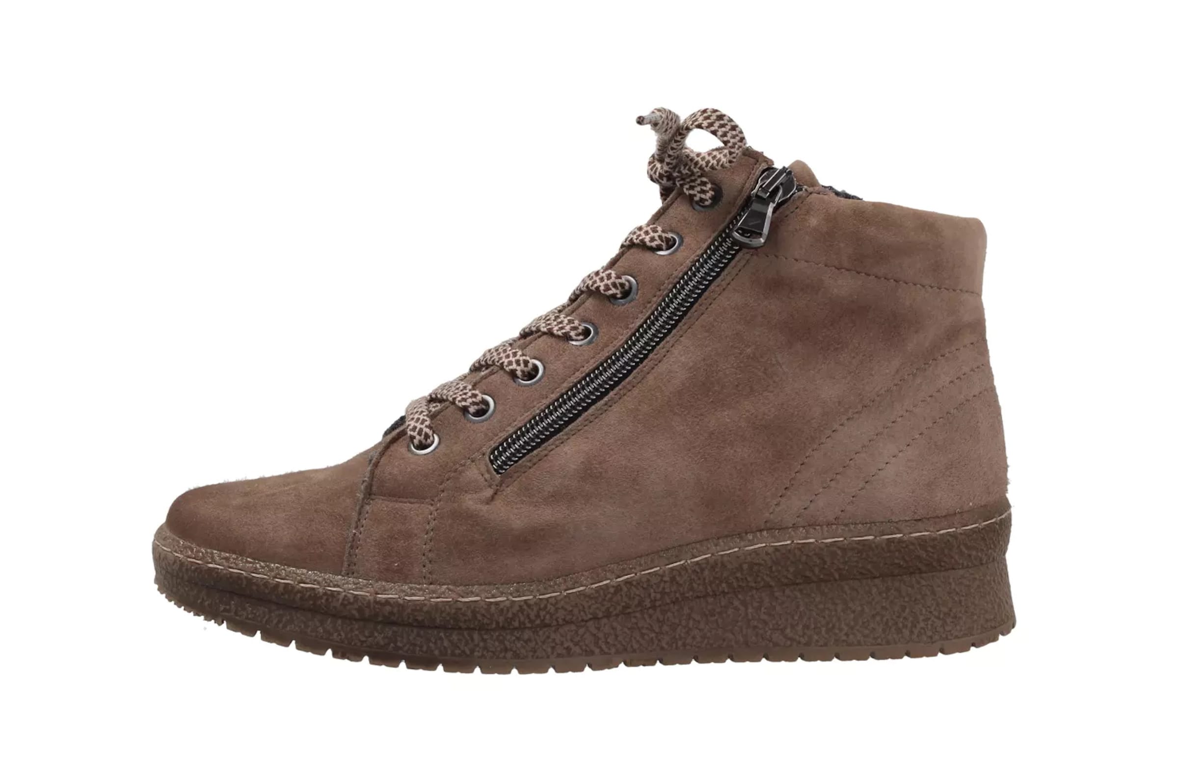 SEMLER Schnürstiefelette in Grau: Vorderseite
