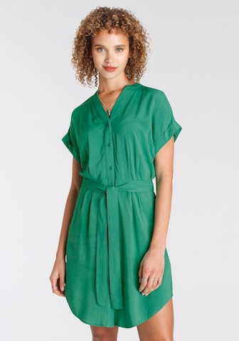 TAMARIS Shirt Dress in Green: front