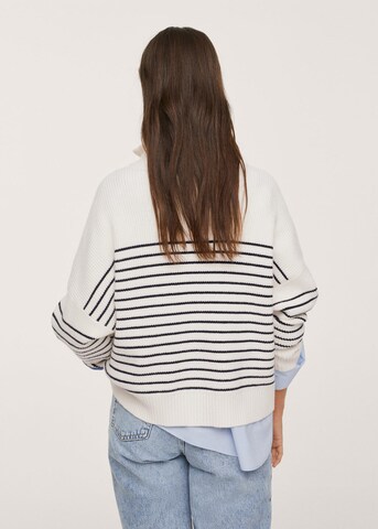 Pull-over 'Rizonr' MANGO en blanc