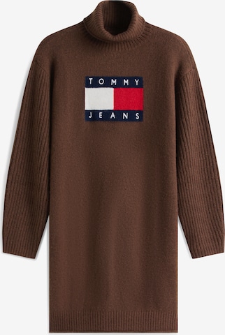 Tommy Jeans Kleid in Braun: Vorderseite