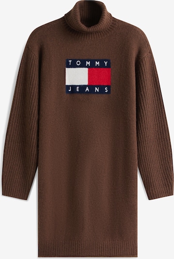Tommy Jeans Neulemekko värissä marine / ruskea / punainen / valkoinen, Tuotenäkymä