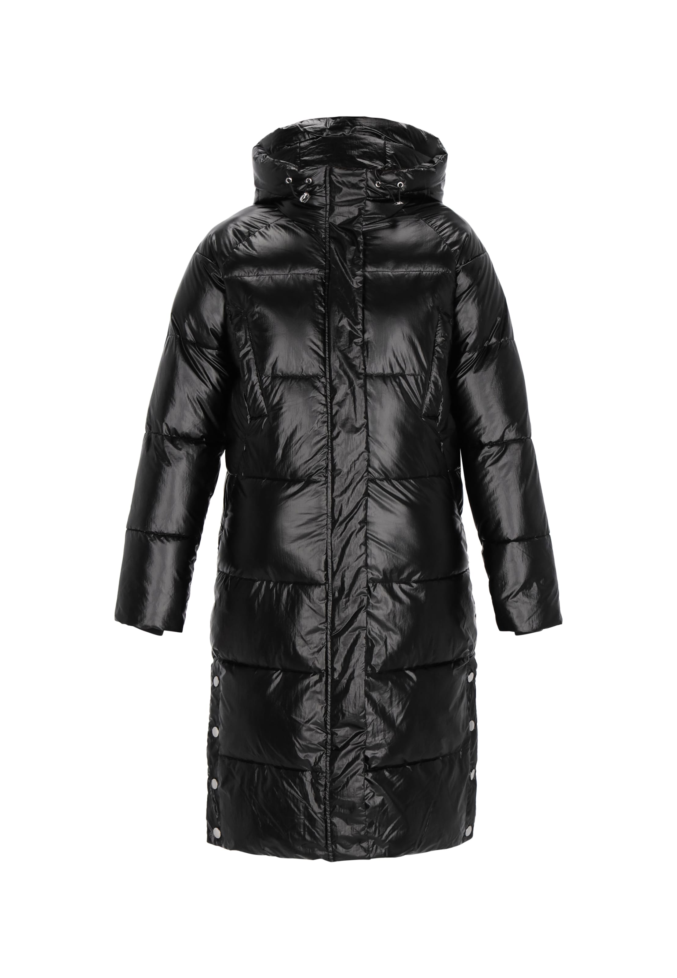 MYMO - Abrigo de invierno en negro: frente