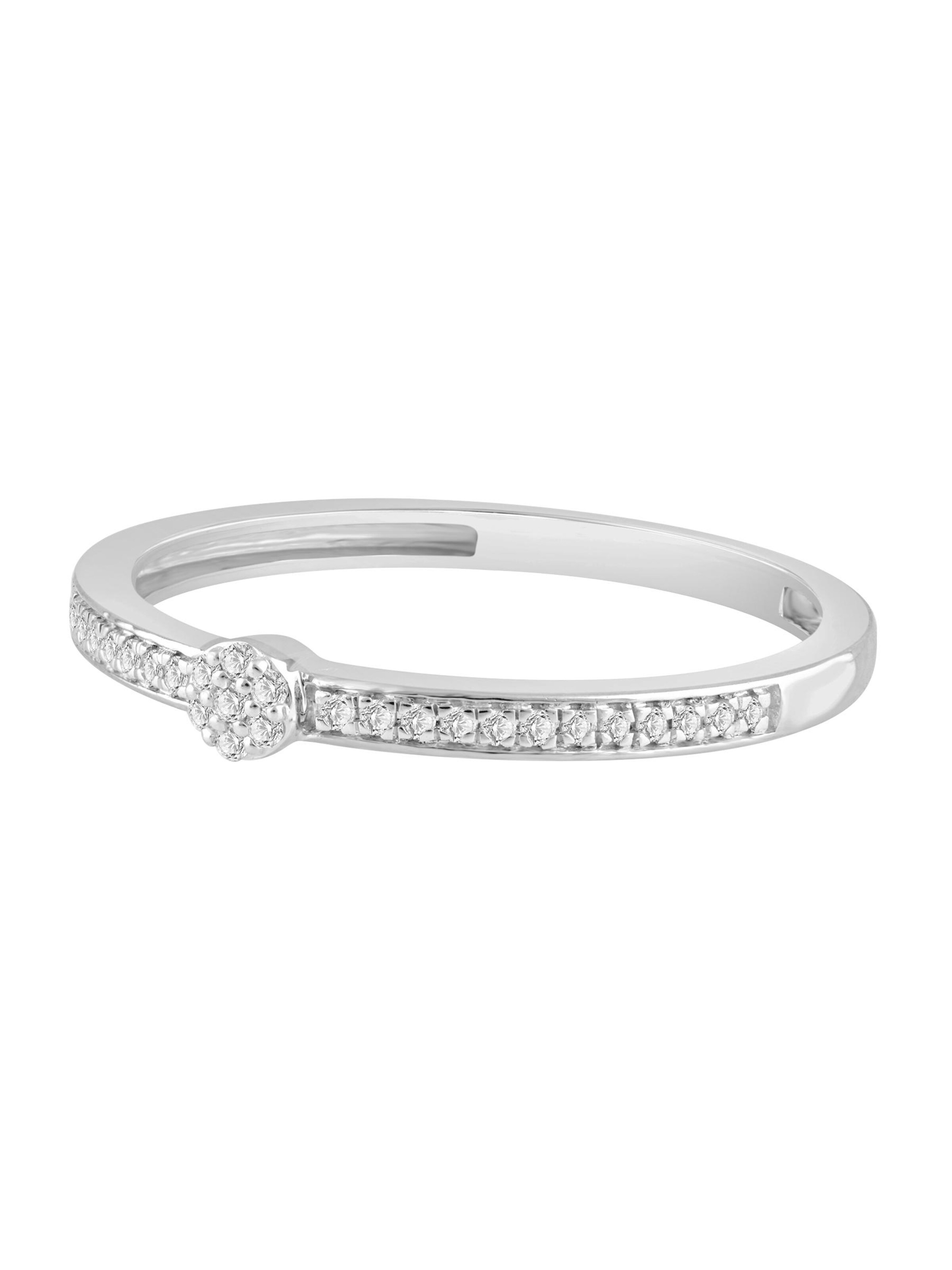 Diamant Exquis Ring‌‌‌‌‌‌‌‌ in Silber