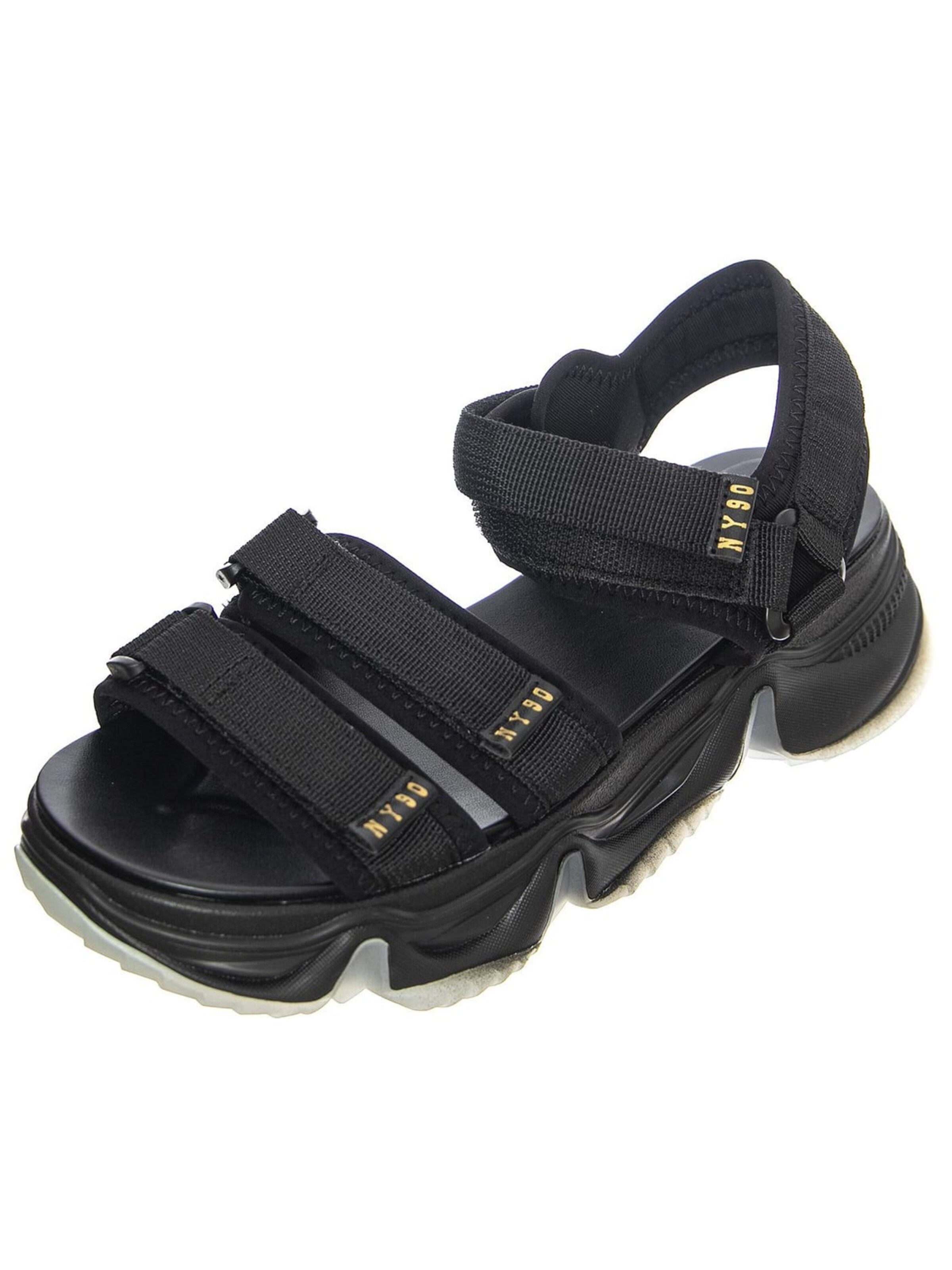 Sandalo 'Womens Chakra Black / Gold Sandals' in 36 STEVE MADDEN di colore nero, Visualizzazione prodotti