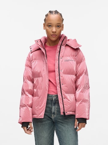 Veste d’hiver KARL LAGERFELD JEANS en rose : devant