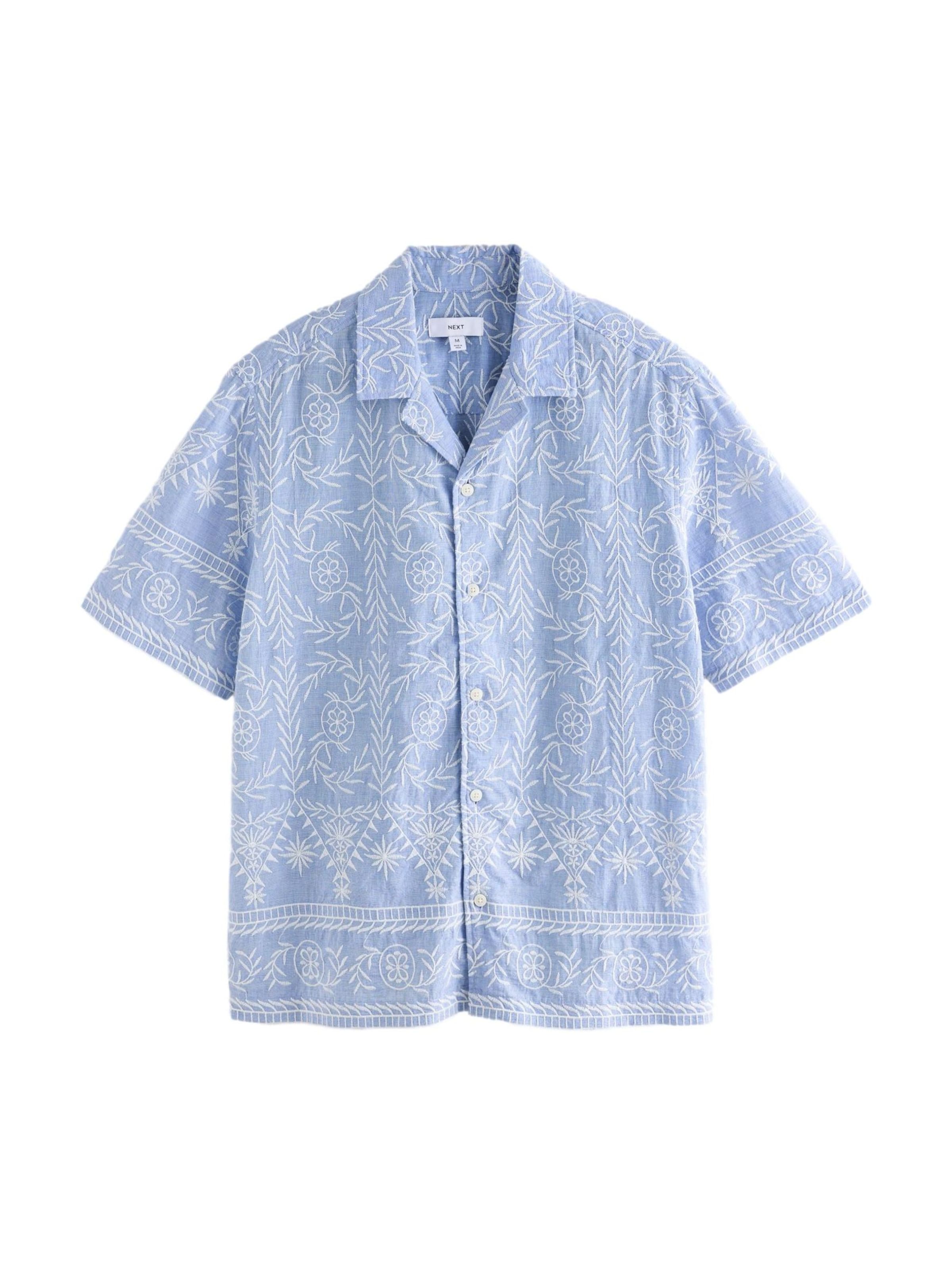 Coupe regular Chemise Next en bleu : devant