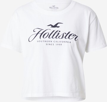 HOLLISTER - Camiseta en blanco: frente